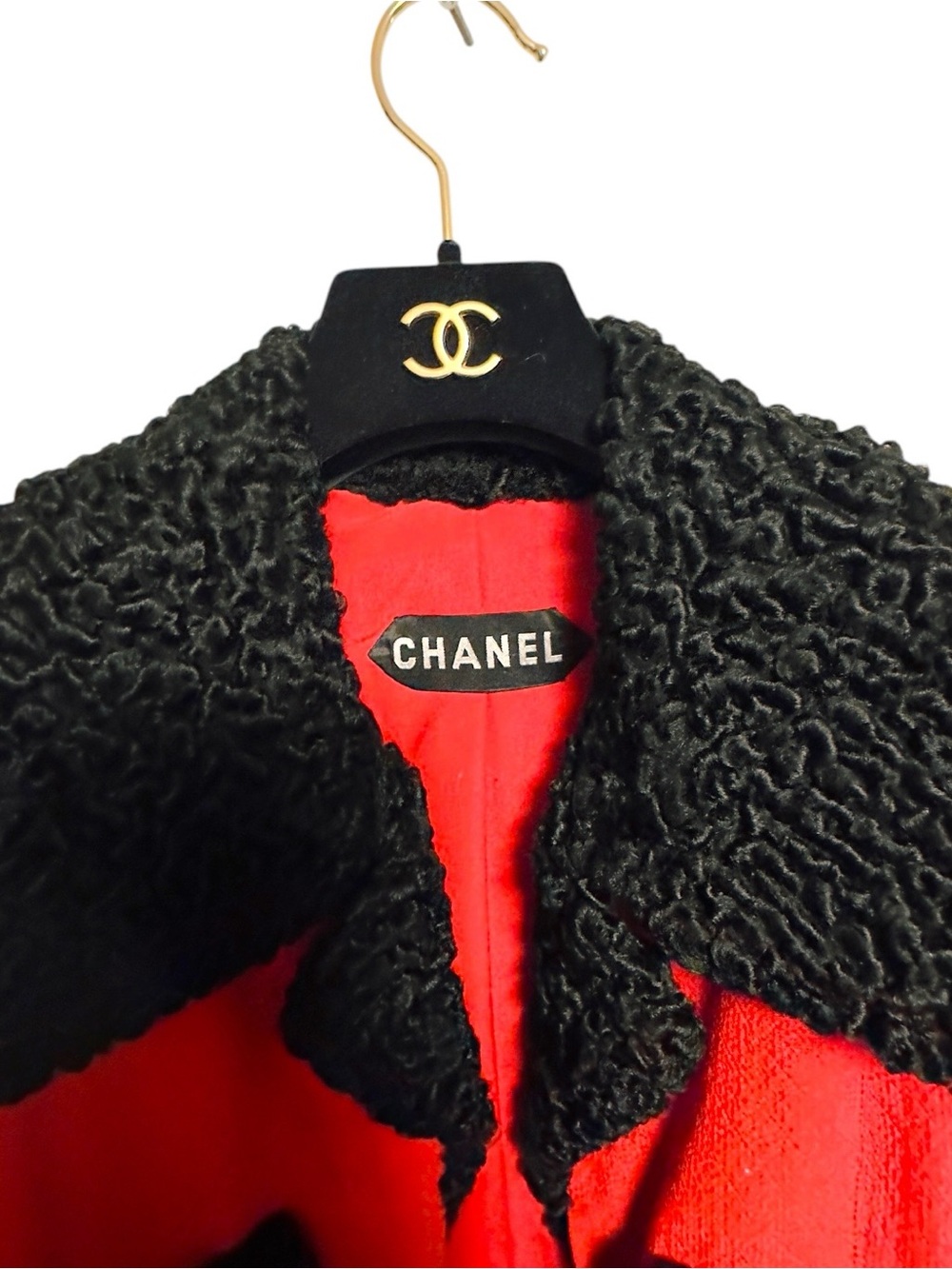 CHANEL 2 HAUTE COUTURE Piece Red & Black Dress with Jacket Suit Ensemble FW 1986 - Picture 4 of 16